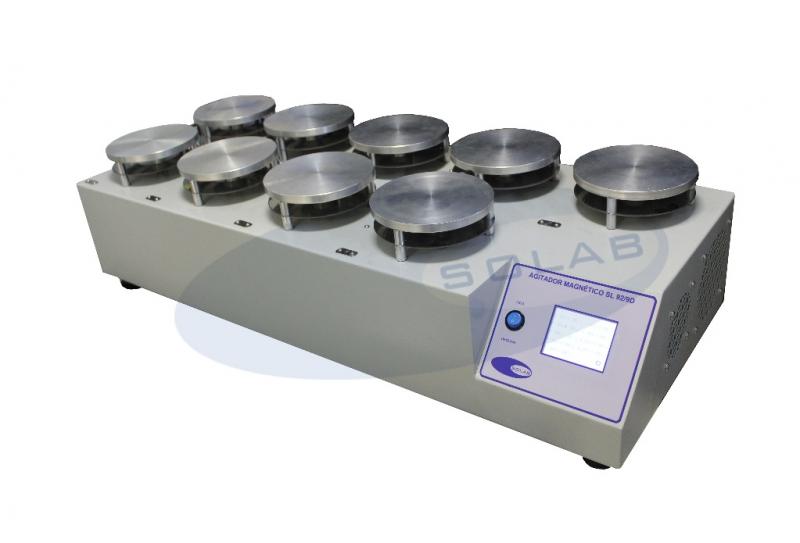 Agitador Magnético Digital com Aquecimento Plataforma Pirocerâmica  (SL-92/P) - Solab